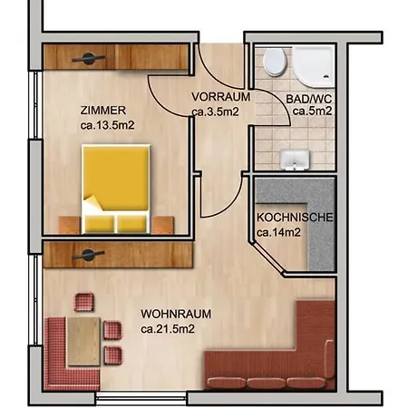 بيت ضيافة Sportpension Elisabeth 3*